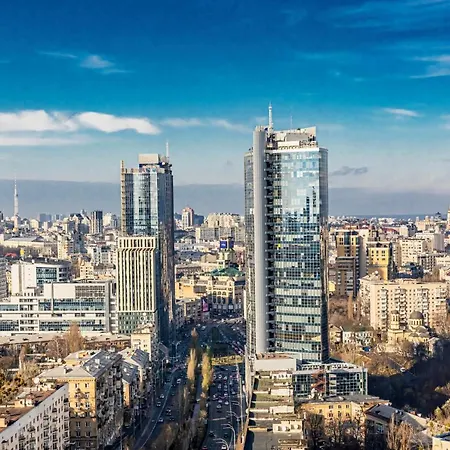 Appartement укриття у будинку, центр, 20 поверх! 2к із панорамою Kiev